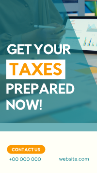 Prep Your Taxes Instagram reel Image Preview