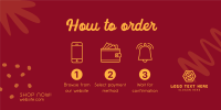 Order Process Tutorial Twitter post Image Preview