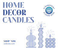 Decorative Home Candle Facebook Post Design