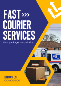 Fast & Reliable Delivery Flyer Design