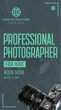 Photographer For Hire Instagram Reel Image Preview