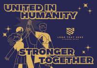 United Humanitarian Day Postcard Image Preview