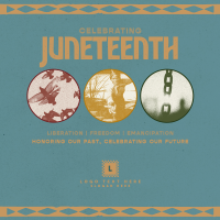 Retro Juneteenth Greeting Instagram post Image Preview