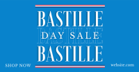 Happy Bastille Day Facebook Ad Design