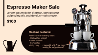 Espresso Machine Facebook event cover Image Preview