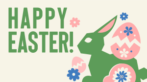 Floral Easter Bunny  YouTube Video Image Preview