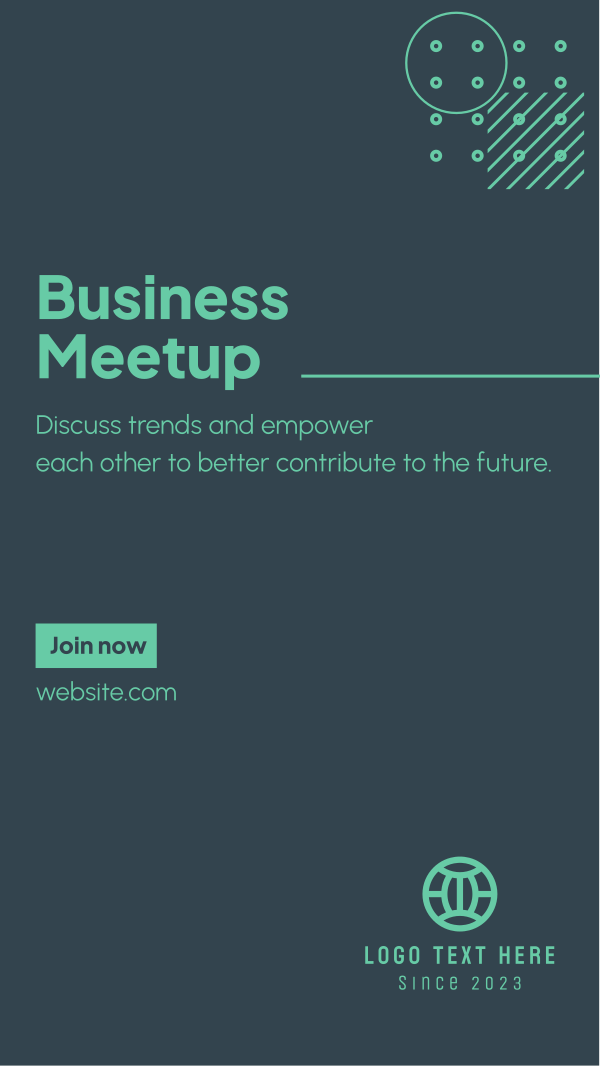 Business Meetup Instagram Story Design Image Preview