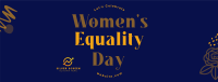 Equality For Women Facebook Cover Design