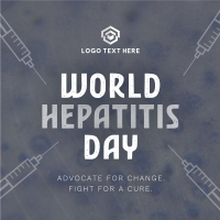 Minimalist Hepatitis Day Awareness Instagram post Image Preview