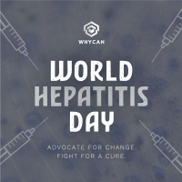 Minimalist Hepatitis Day Awareness Instagram post Image Preview