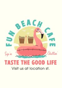 Beachside Cafe Poster Image Preview