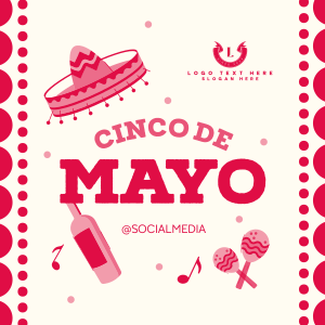 Cinco De Mayo Greeting Instagram post Image Preview