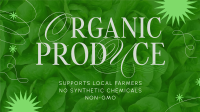 Minimalist Organic Produce Video Image Preview