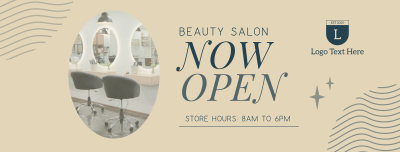 Hair Salon is Open Facebook cover Image Preview