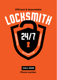 Shield Locksmith Flyer Image Preview