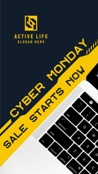 Cyber Monday Facebook story Image Preview