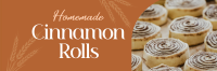 Homemade Cinnamon Rolls Twitter Header Design