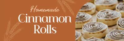 Homemade Cinnamon Rolls Twitter Header Image Preview