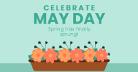 Celebrate May Day Facebook Ad Design