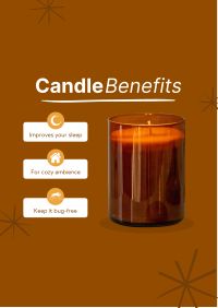Candle Benefits Flyer Design