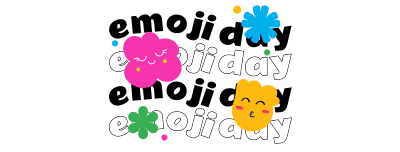 Emojis & Flowers Facebook cover Image Preview