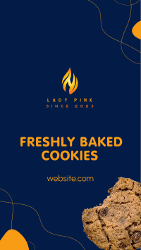 Baked Cookies Instagram story Image Preview