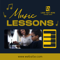 Music Lessons Instagram Post Preview