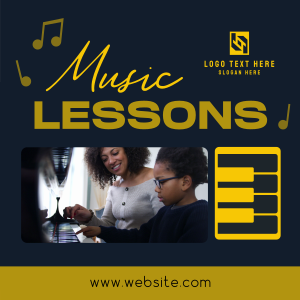 Music Lessons Instagram post Image Preview