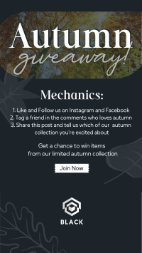 Autumn Leaves Giveaway Facebook Story Image Preview