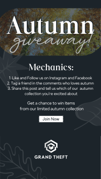 Autumn Leaves Giveaway Facebook story Image Preview