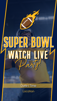 Super Bowl Live TikTok Video Image Preview