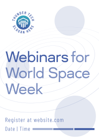 Space Week Webinar Poster Image Preview