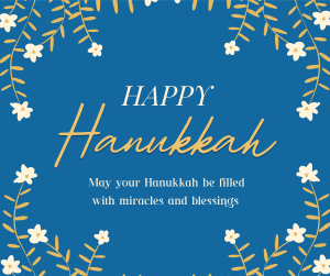 Hanukkah Celebration Facebook post Image Preview