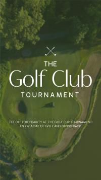 Classic Golf Tournament Instagram Story Preview