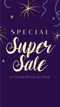 Special Super Sale  TikTok Video Image Preview