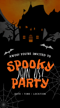 Haunted House Party Instagram Story Design