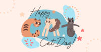 Happy Meow Day Facebook Ad Design