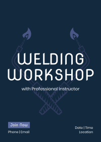 Welding Tools Workshop Poster Image Preview