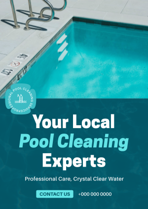 Local Pool Cleaners Flyer Image Preview