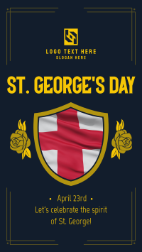 St. George's Day Celebration YouTube Short Design