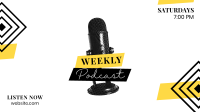 Weekly Podcast Facebook event cover Image Preview