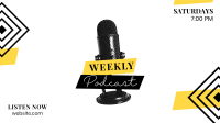 Weekly Podcast Facebook Event Cover Image Preview