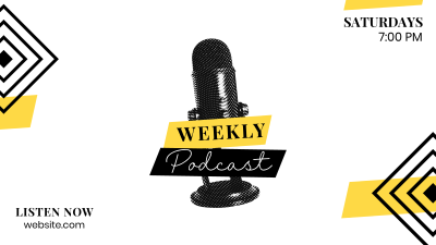 Weekly Podcast Facebook event cover Image Preview