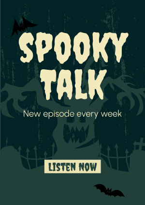 Spooky Talk Poster Image Preview