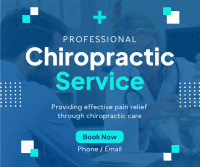 Professional Chiropractor Facebook post Image Preview