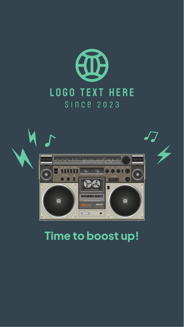 Boost Speaker Facebook Story Design Image Preview