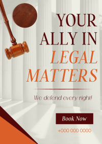 Law Firm Poster Design