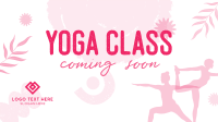 Yoga Class Coming Soon Facebook Event Cover Design