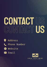 Smooth Corporate Contact Us Poster Image Preview
