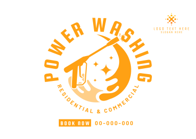 Power Washer Cleaner Postcard Image Preview